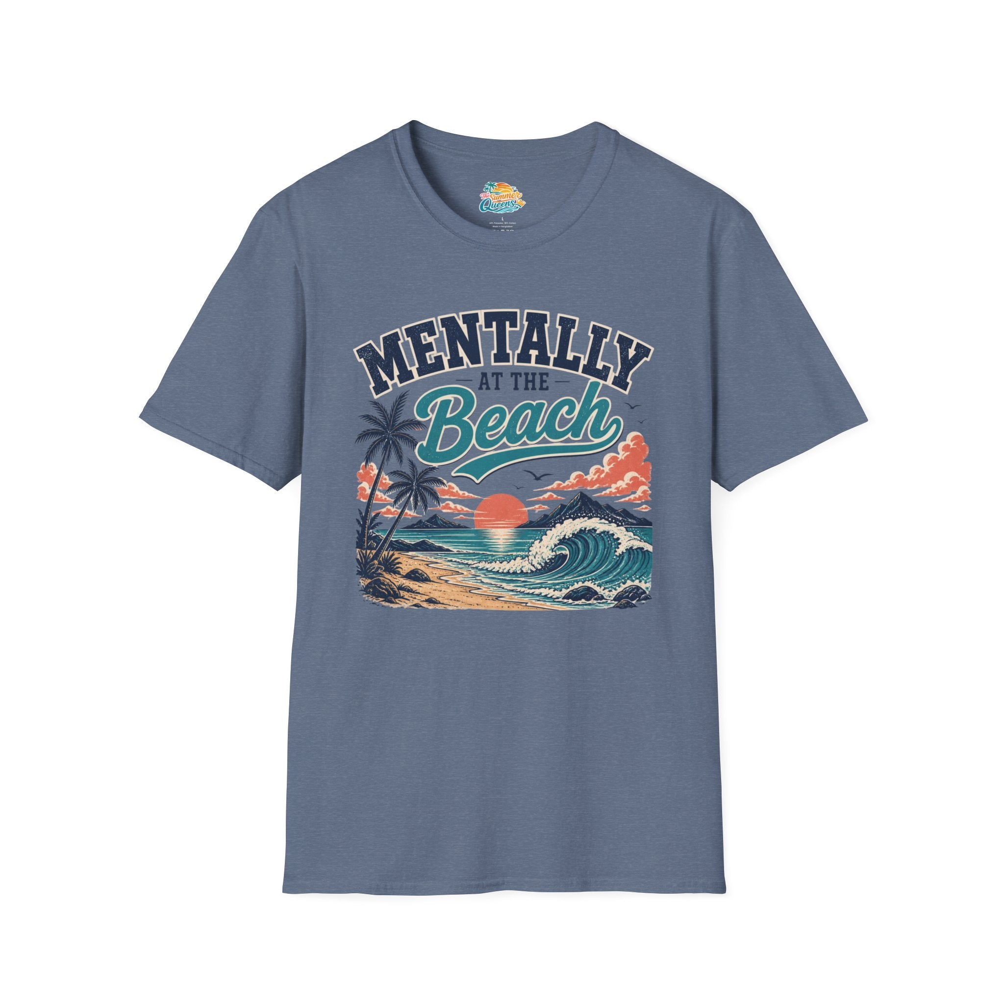 Mentally at the Beach Sunset T-Shirt