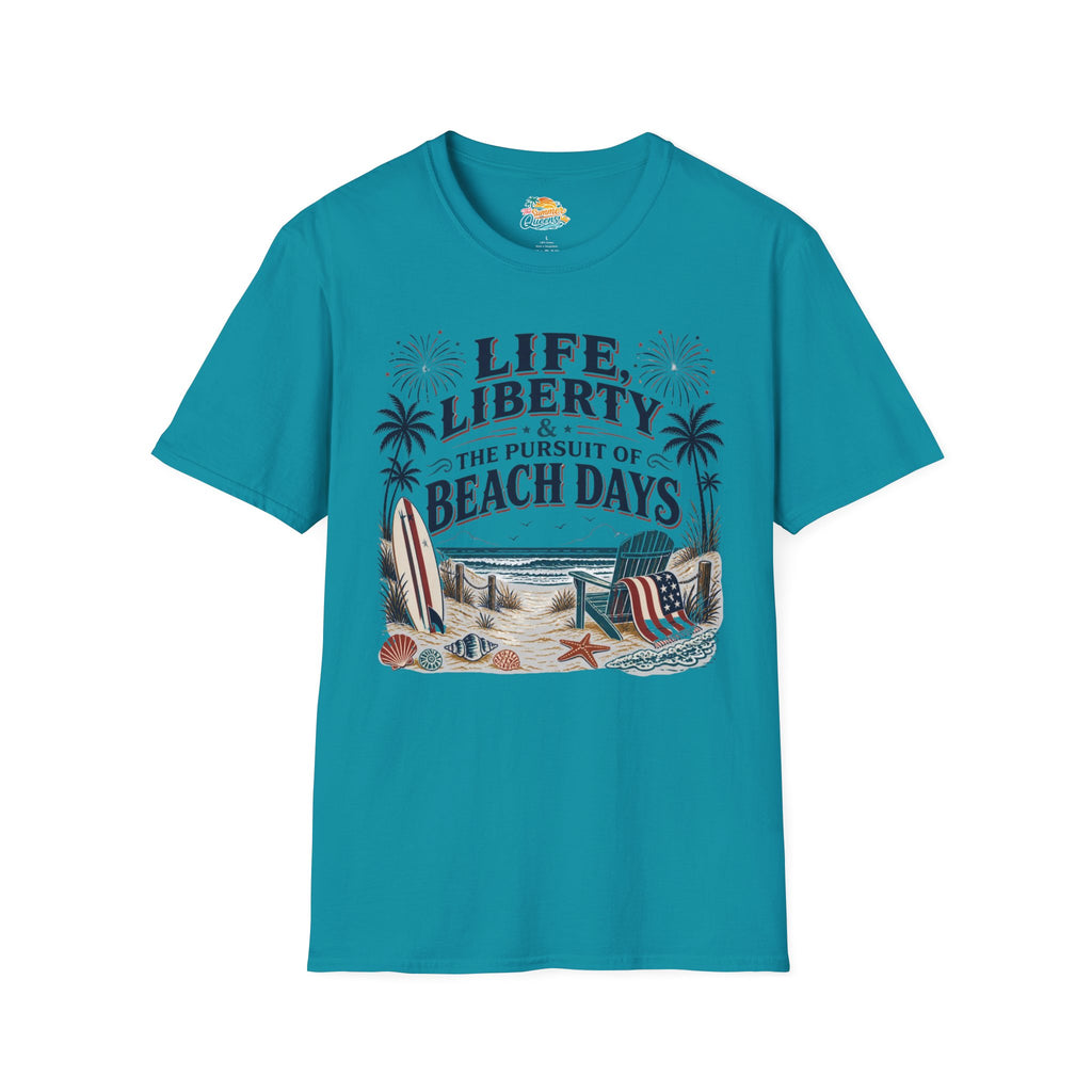 Life, Liberty & The Pursuit of Beach Days T-Shirt