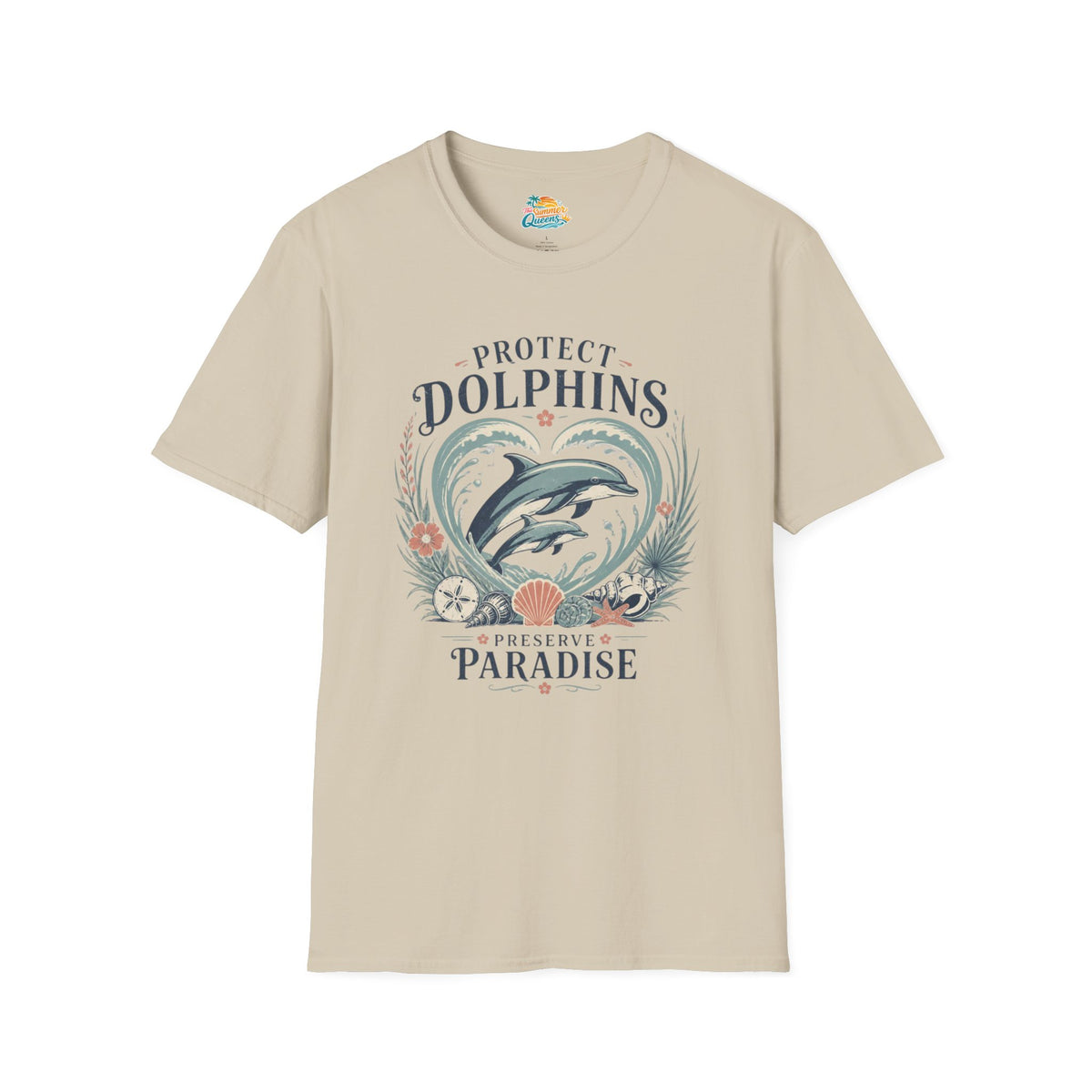 Protect Dolphins T-Shirt Preserve Paradise T-Shirt