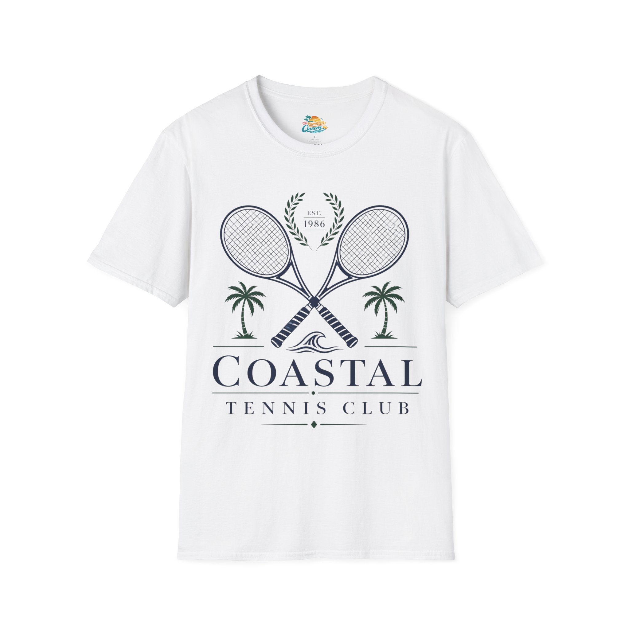 Coastal Tennis Club T-Shirt — Vintage Palm Beach Tennis Tee