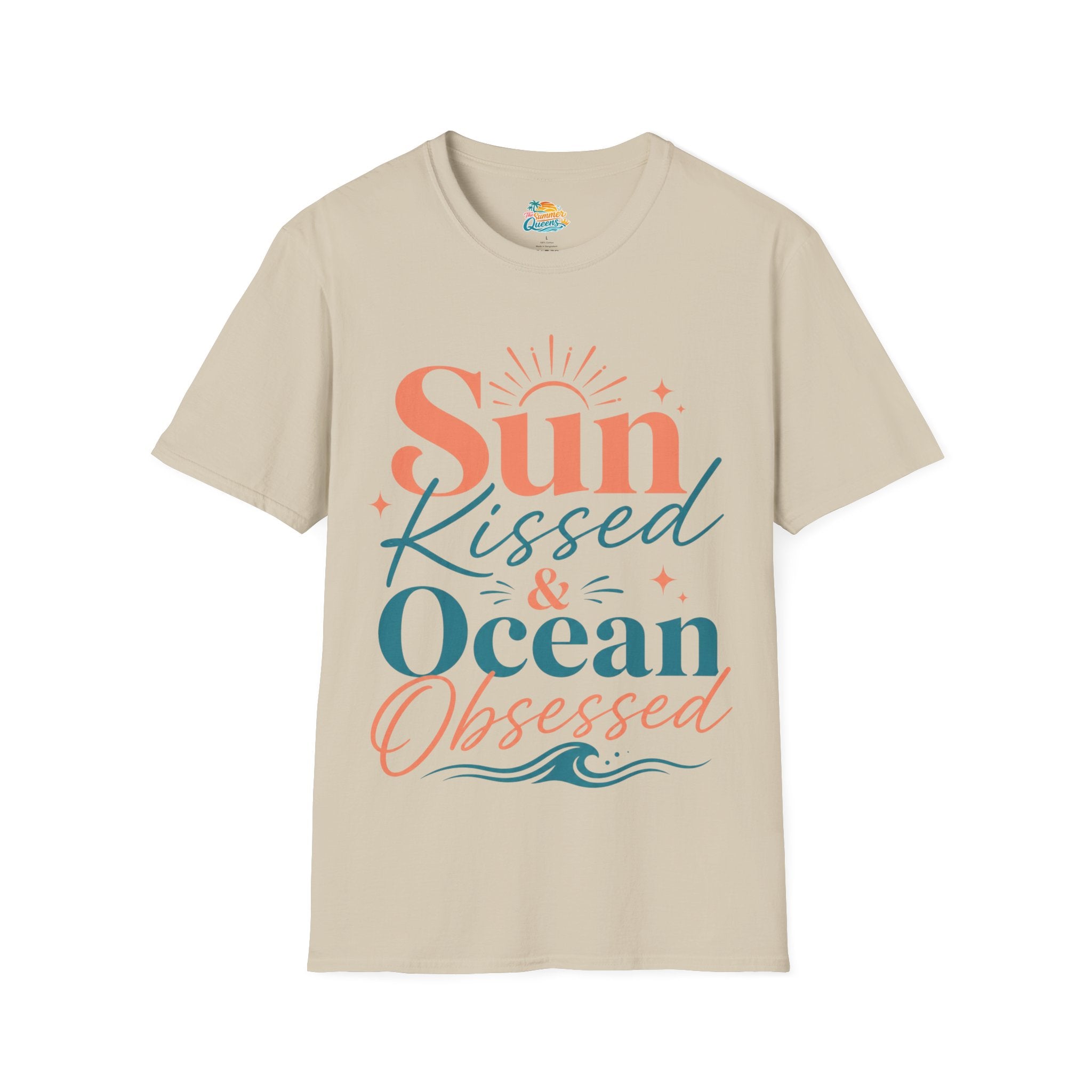 Sun-Kissed & Ocean Obsessed T-Shirt — Beachy Summer Graphic Tee