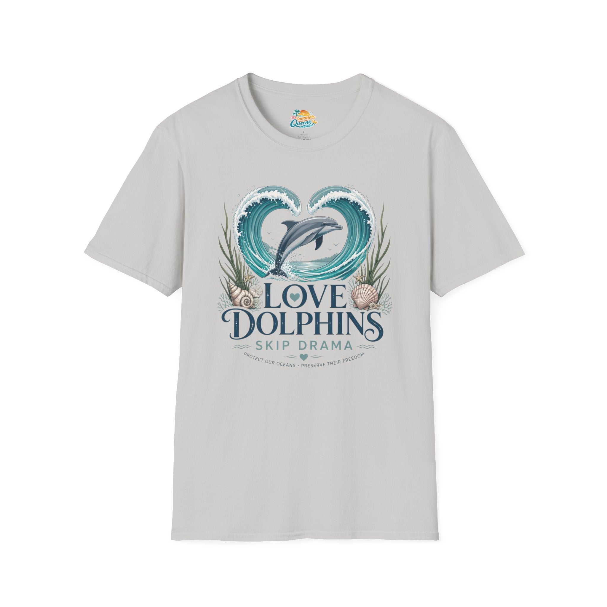 Love Dolphins Skip Dram T-Shirt