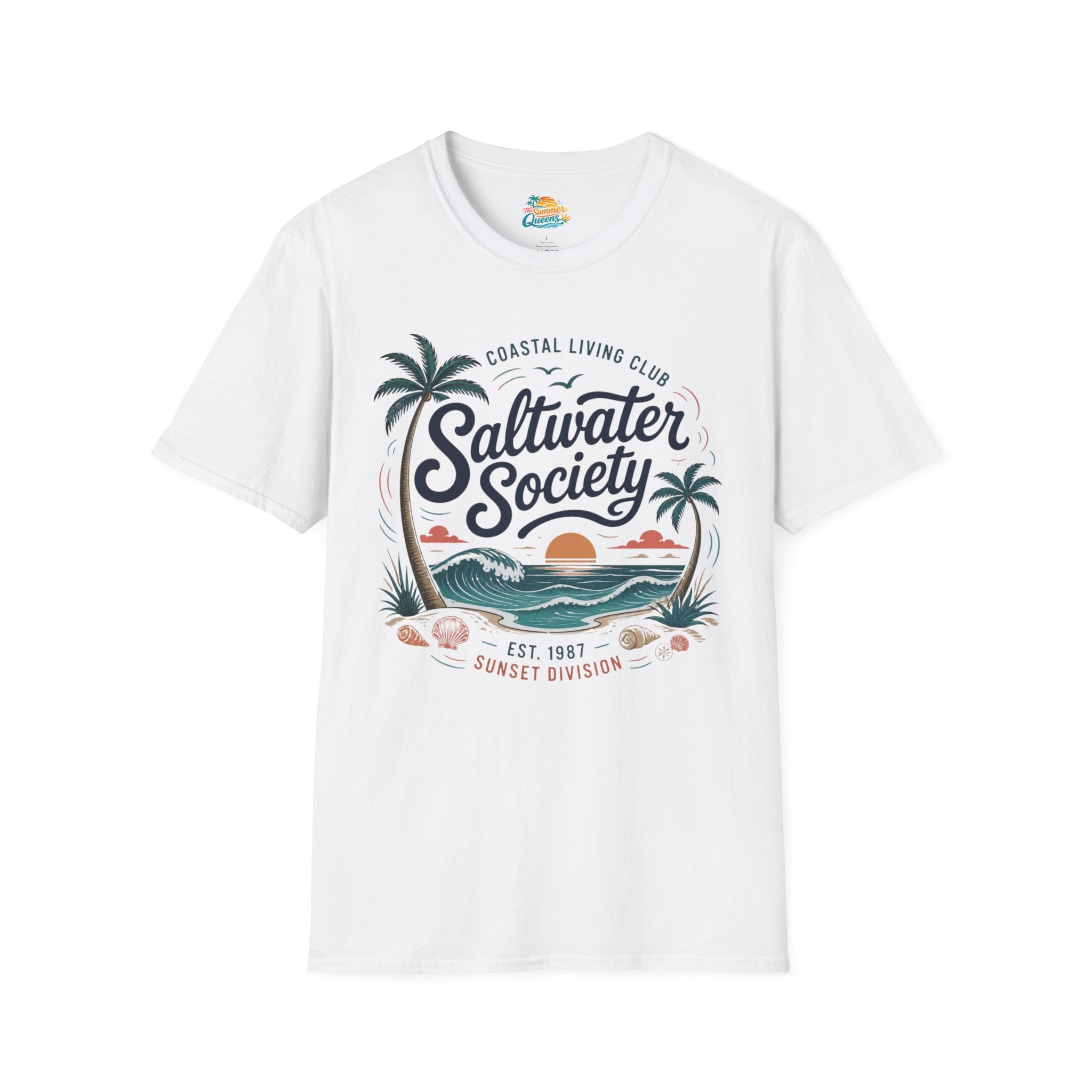 Saltwater Society Coastal Living T‑Shirt