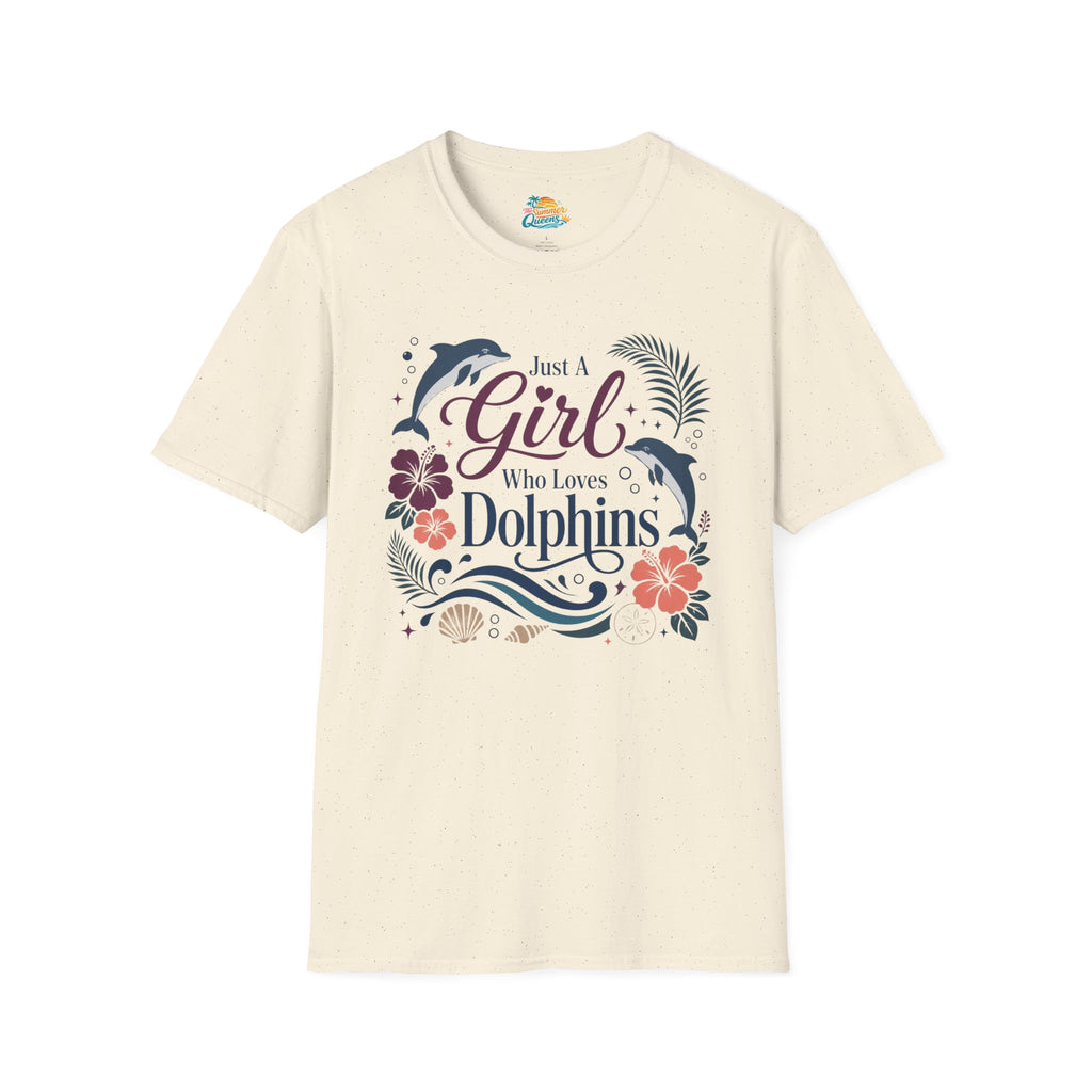 Just A Girl Who Loves Dolphins T‑Shirt