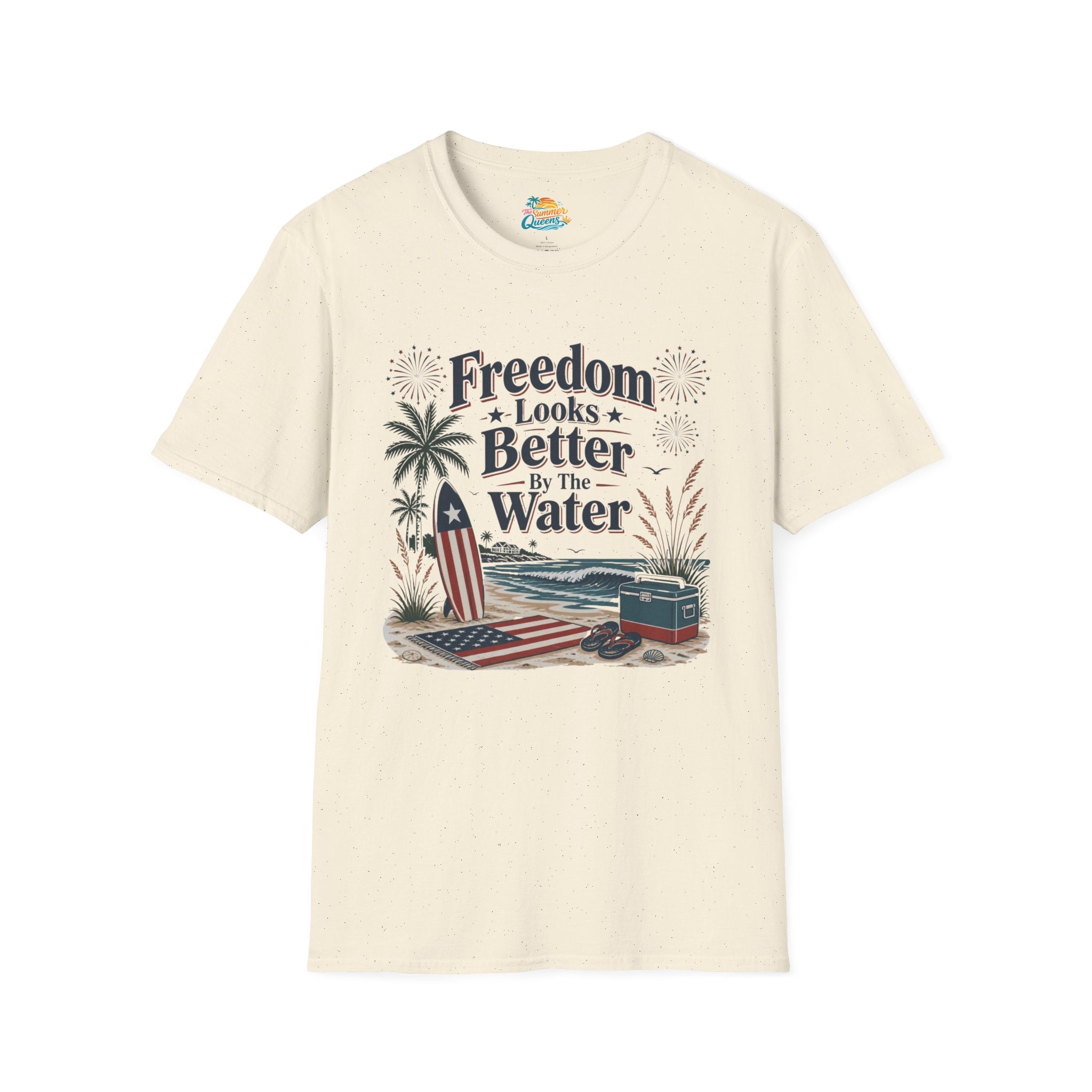 Freedom Looks Better by the Water T-Shirt