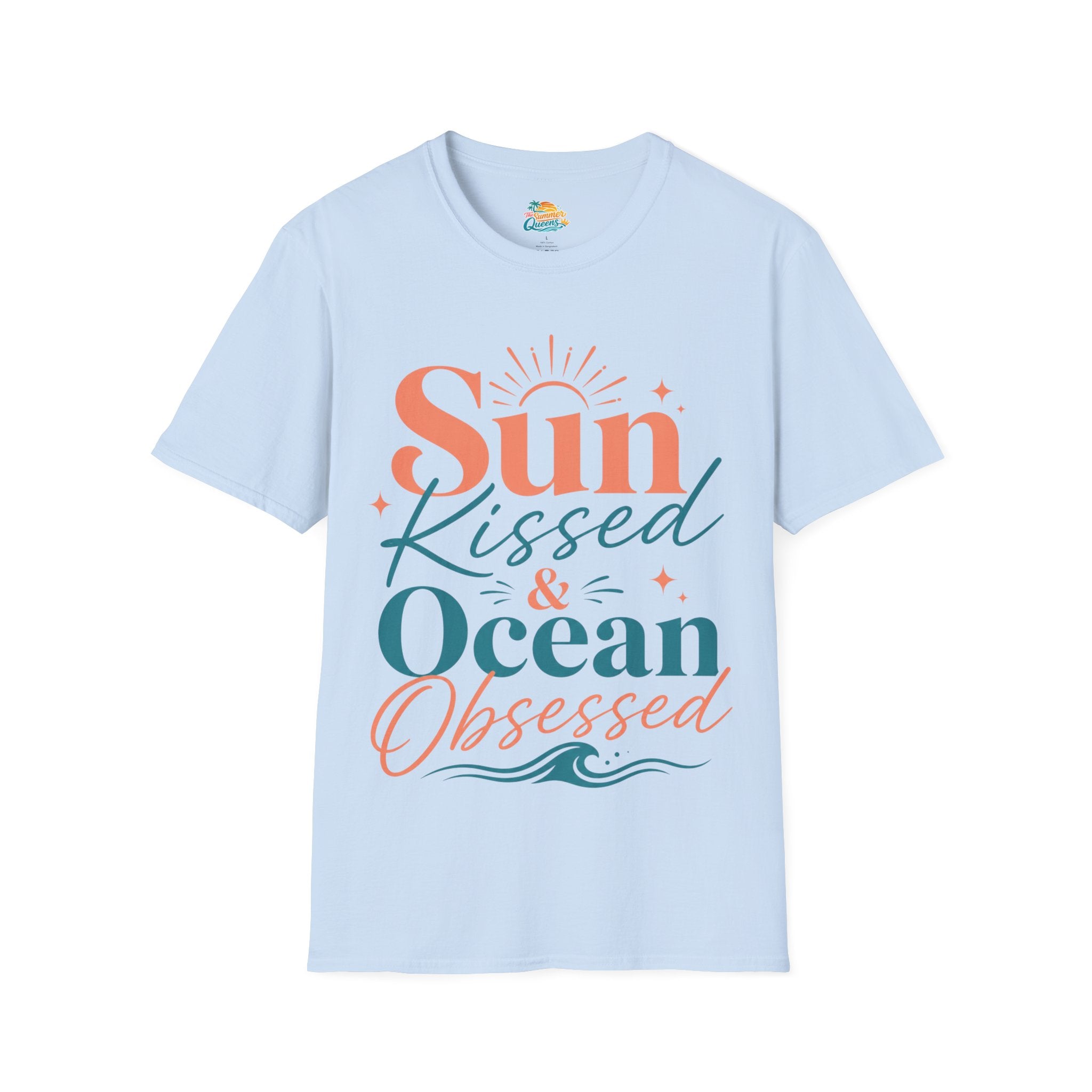 Sun-Kissed & Ocean Obsessed T-Shirt — Beachy Summer Graphic Tee