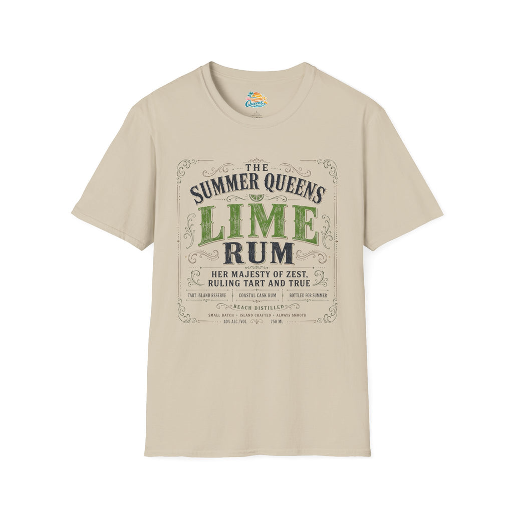 The Summer Queens Lime Rum Label T-Shirt