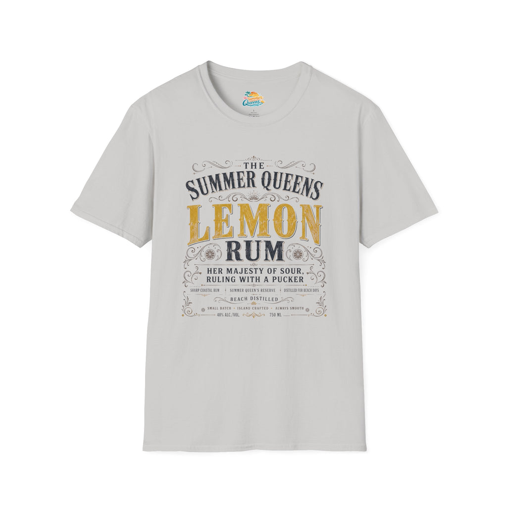 The Summer Queens Lemon Rum Label T-Shirt