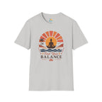 Find Your Balance T-Shirt — Yoga Sunset Meditation Tee