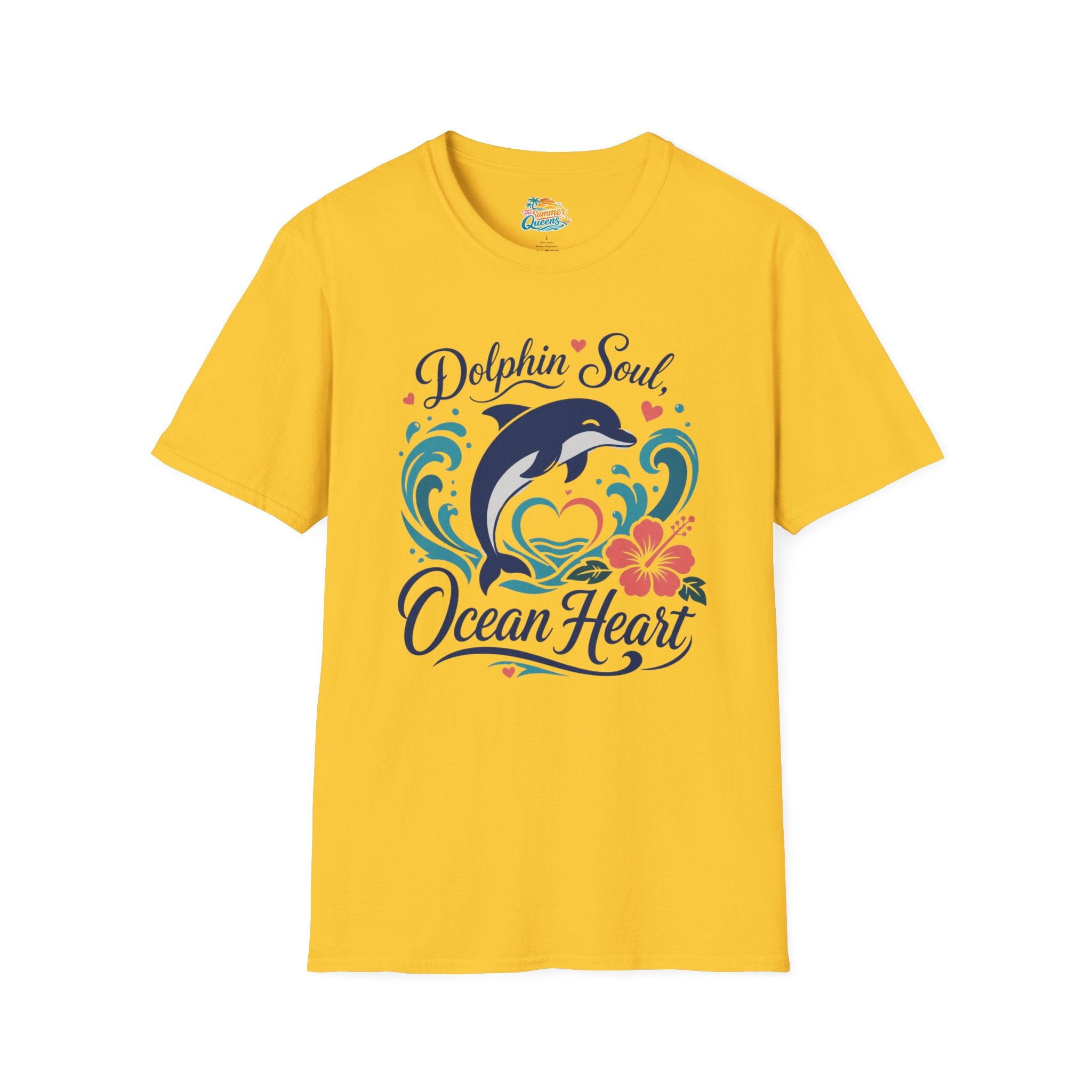 Dolphin Soul Ocean Heart T-Shirt