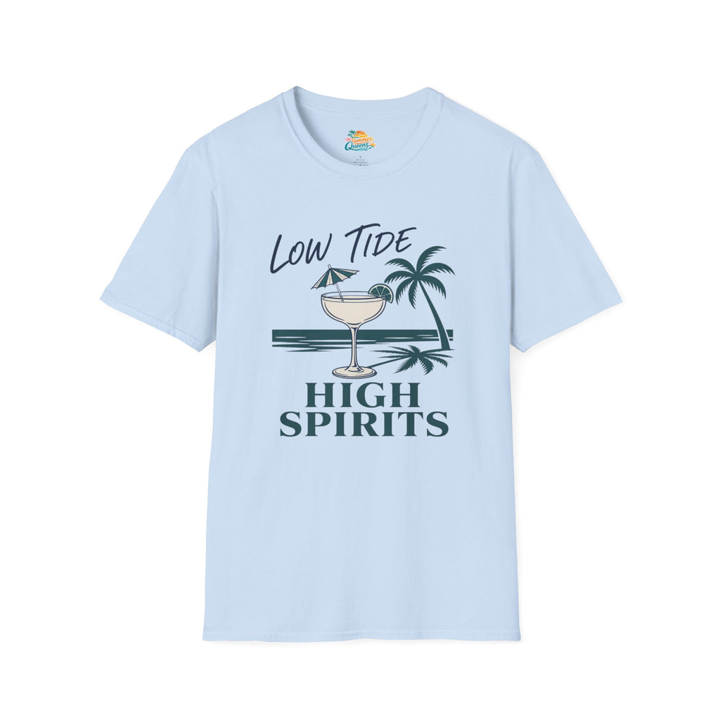 Low Tide High Spirits Cocktail T‑Shirt