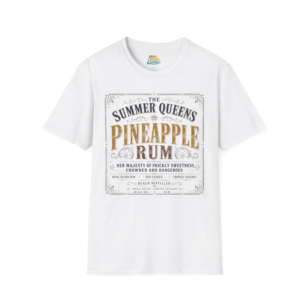 The Summer Queens Pineapple Rum Label T-Shirt
