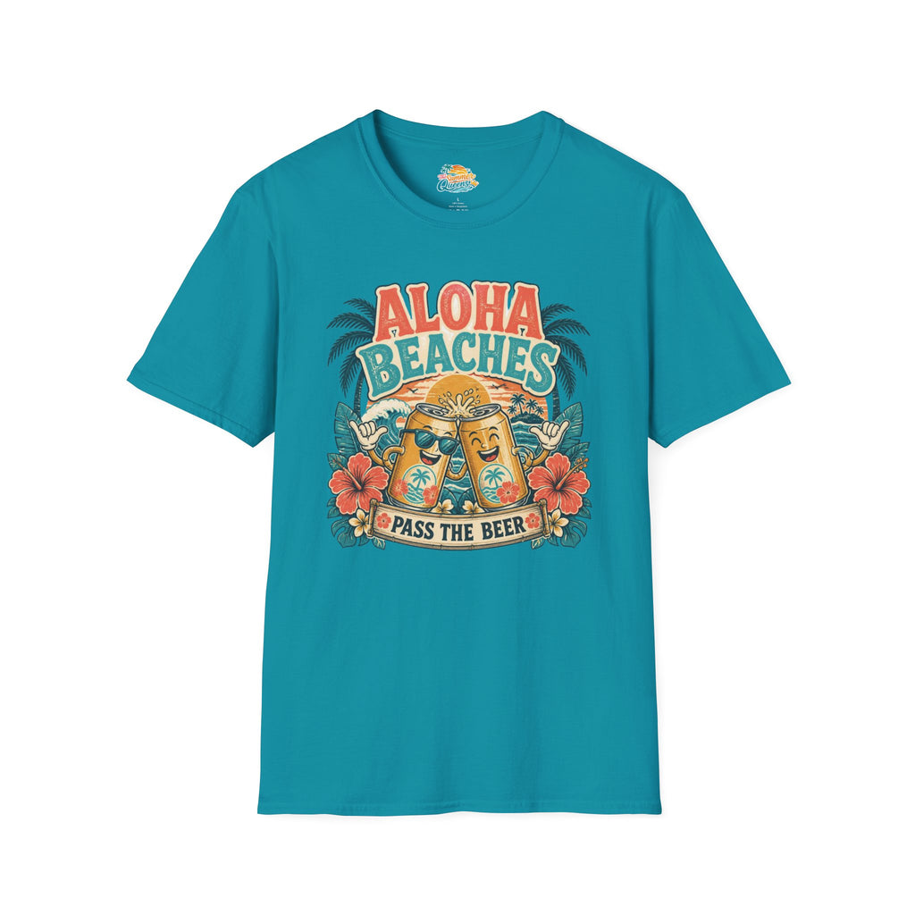 Aloha Beaches, Pass the Beer T-Shirt