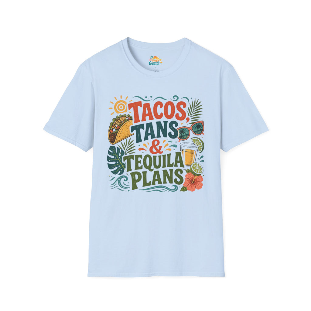 Tacos, Tans & Tequila Plans T-Shirt
