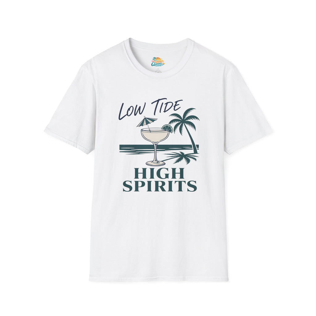 Low Tide High Spirits Cocktail T‑Shirt