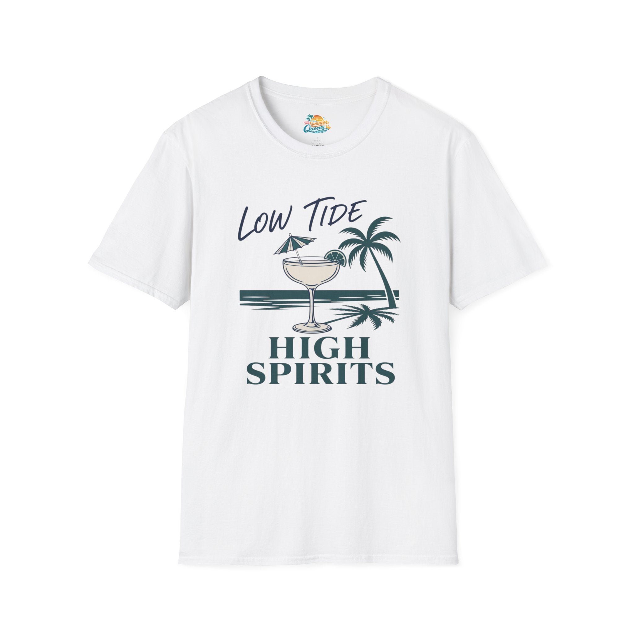 Low Tide High Spirits Cocktail T‑Shirt