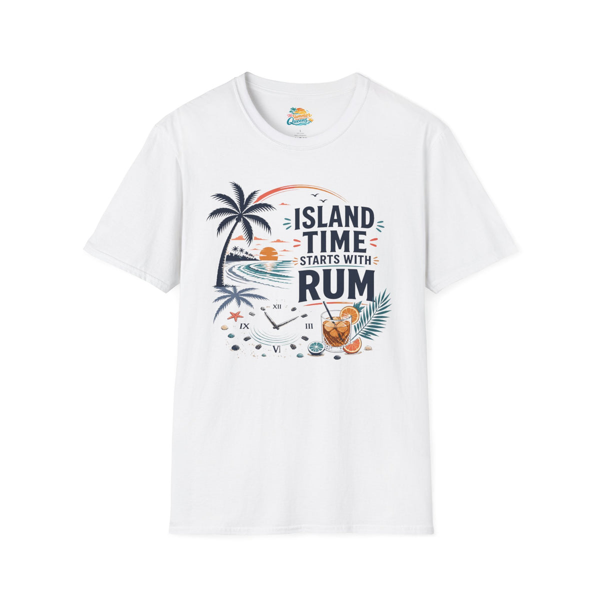 Island Time Starts With Rum T-Shirt