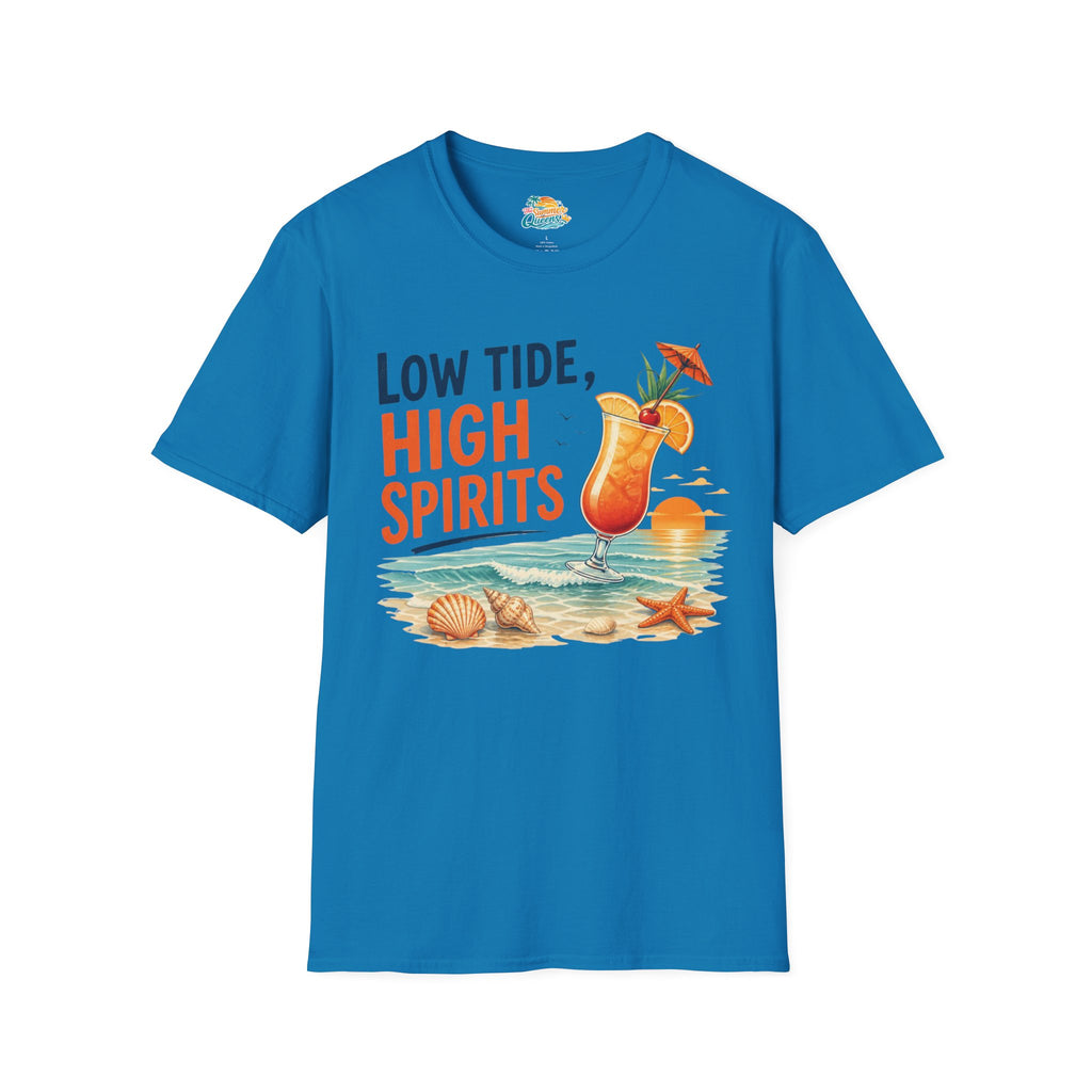 Low Tide, High Spirits Cocktail T-Shirt