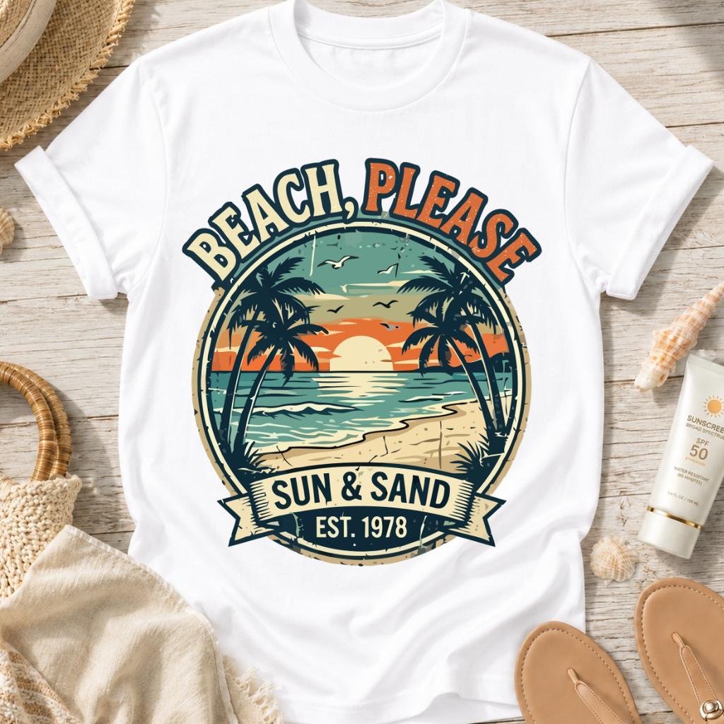 Beach, Please Sun T-Shirt