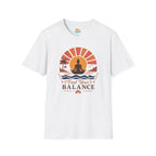 Find Your Balance T-Shirt — Yoga Sunset Meditation Tee