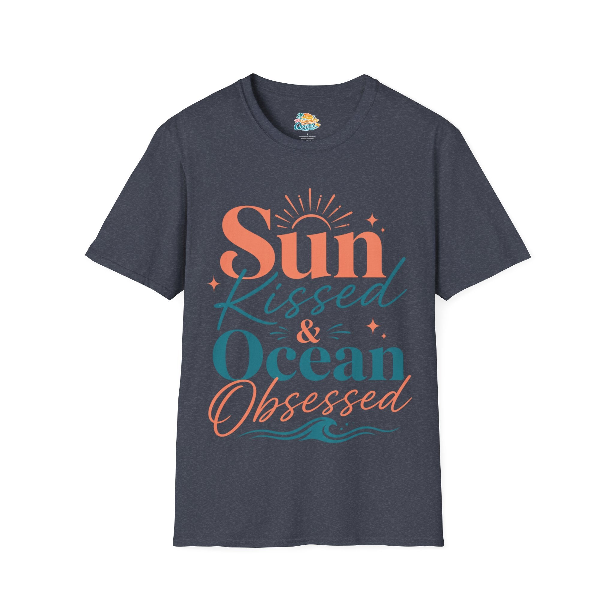 Sun-Kissed & Ocean Obsessed T-Shirt — Beachy Summer Graphic Tee