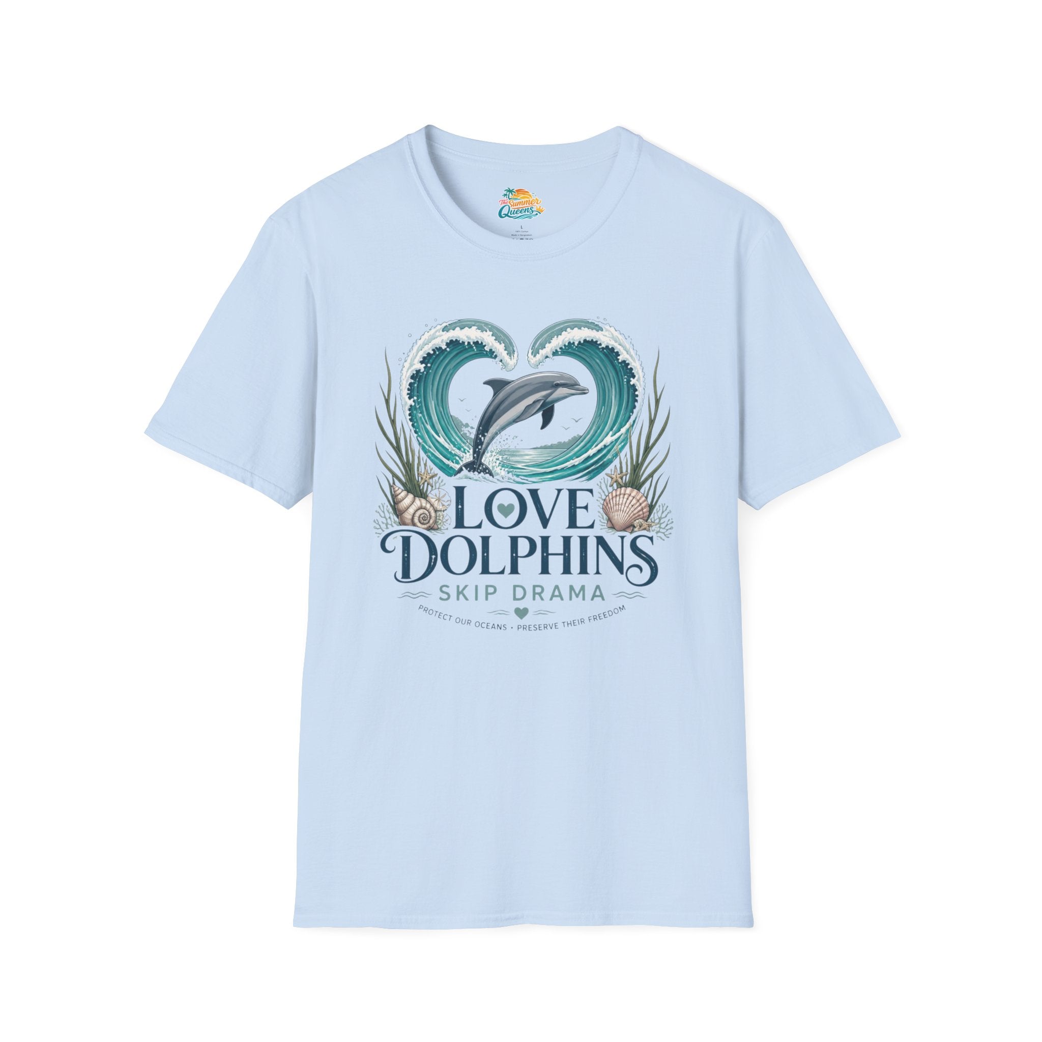 Love Dolphins Skip Dram T-Shirt