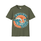 Endless Summer Energy T-Shirt — Retro Surf Wave Graphic Tee