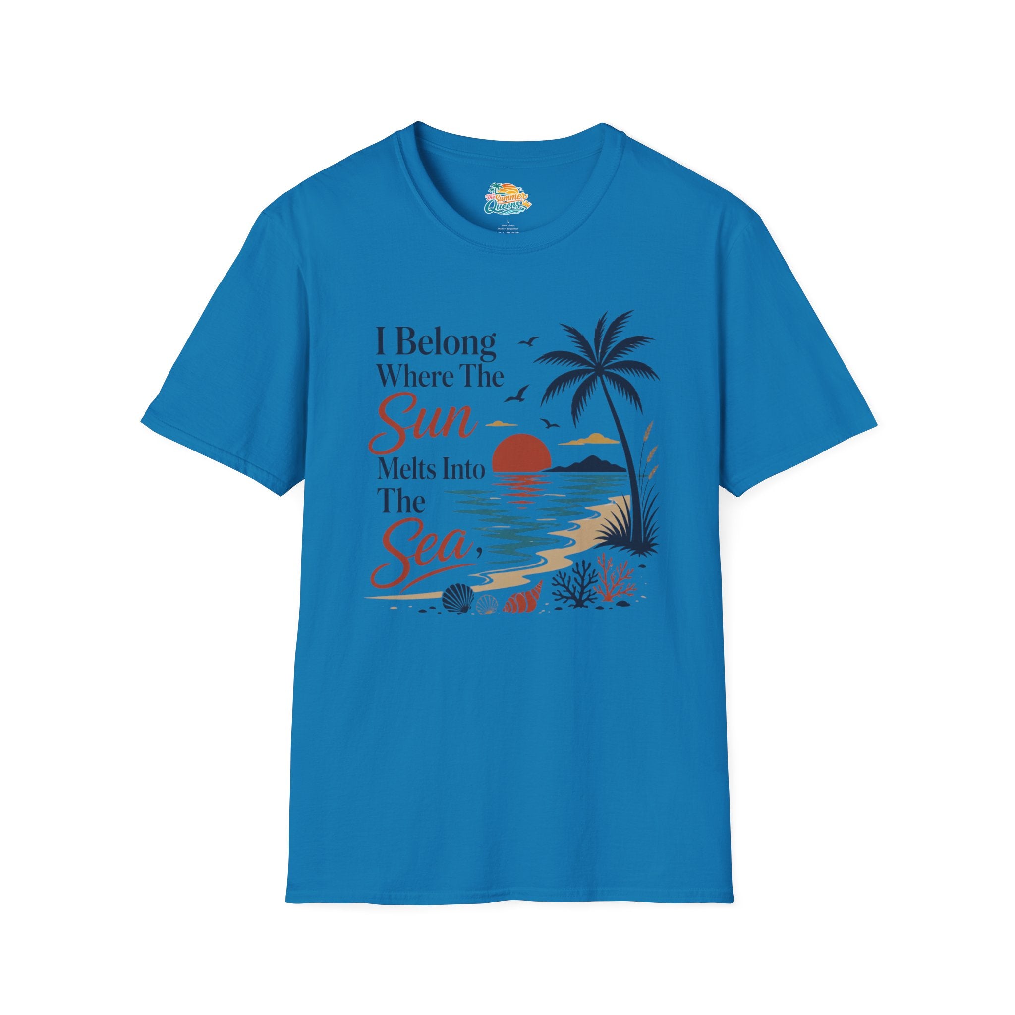 I Belong Where The Sun Melts Into The Sea T-Shirt