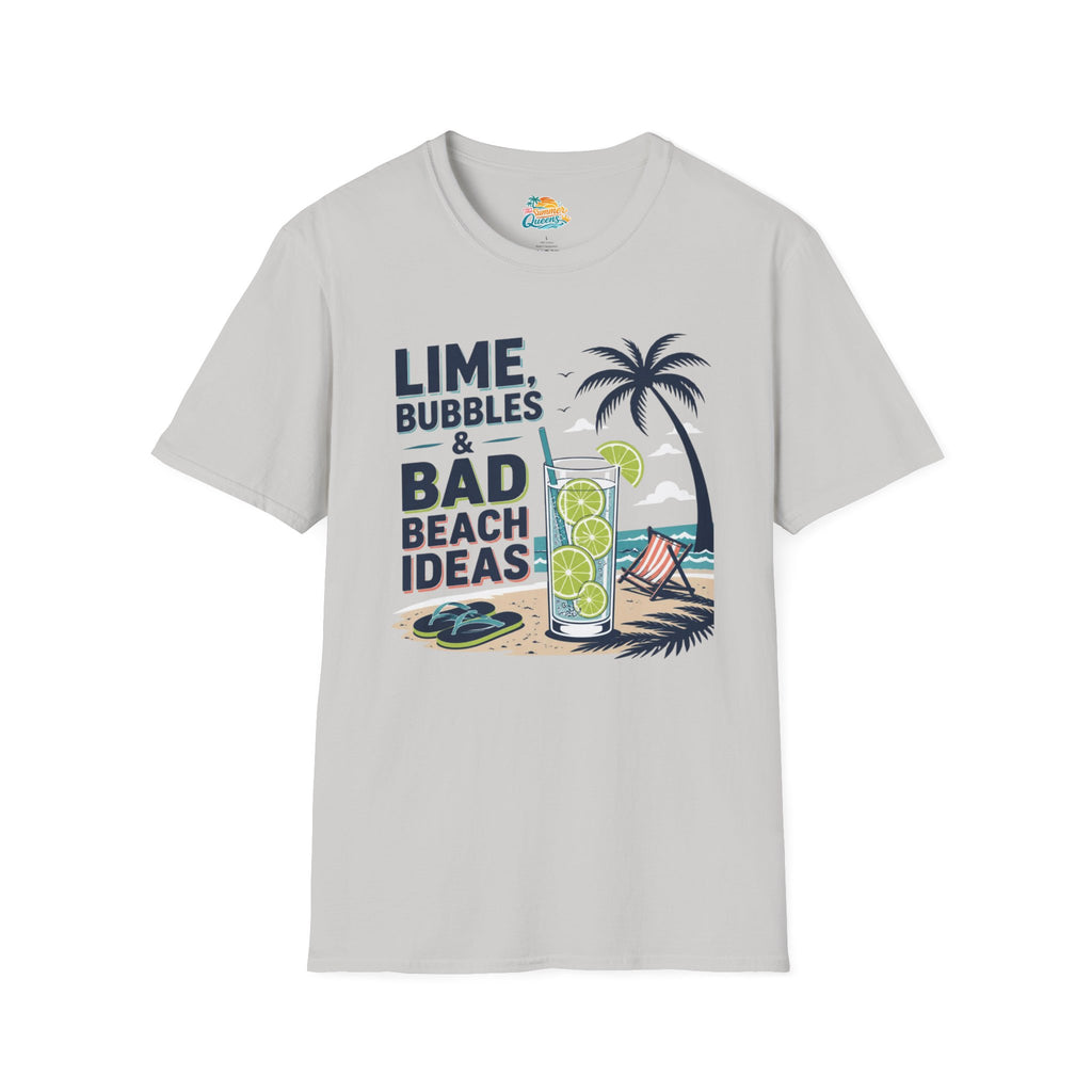 Lime, Bubbles & Bad Beach Ideas T-Shirt
