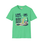 Lime, Bubbles & Bad Beach Ideas T-Shirt