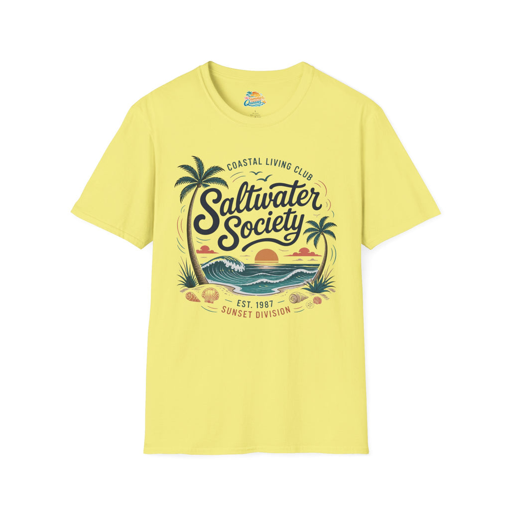 Saltwater Society Coastal Living T‑Shirt