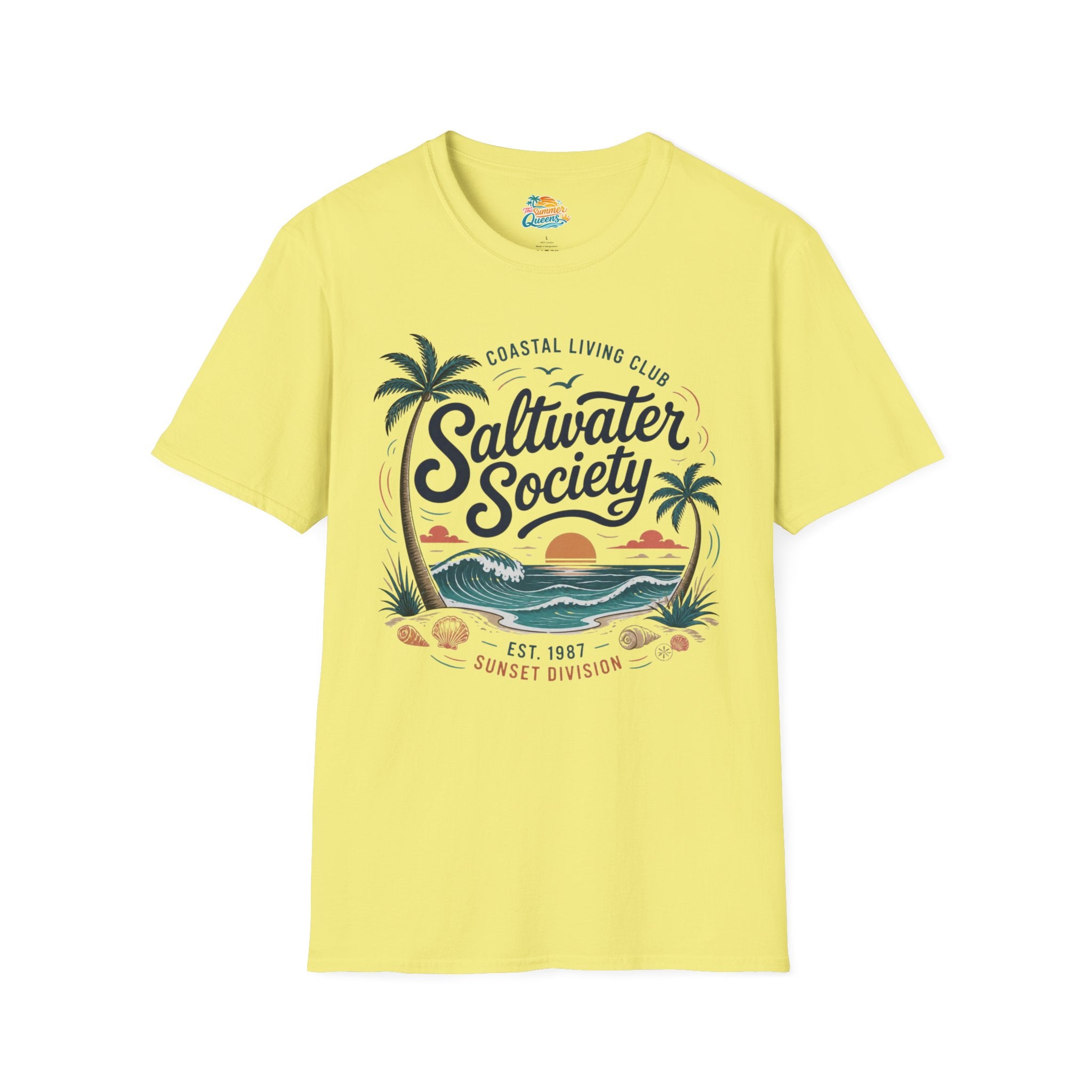 Saltwater Society Coastal Living T‑Shirt