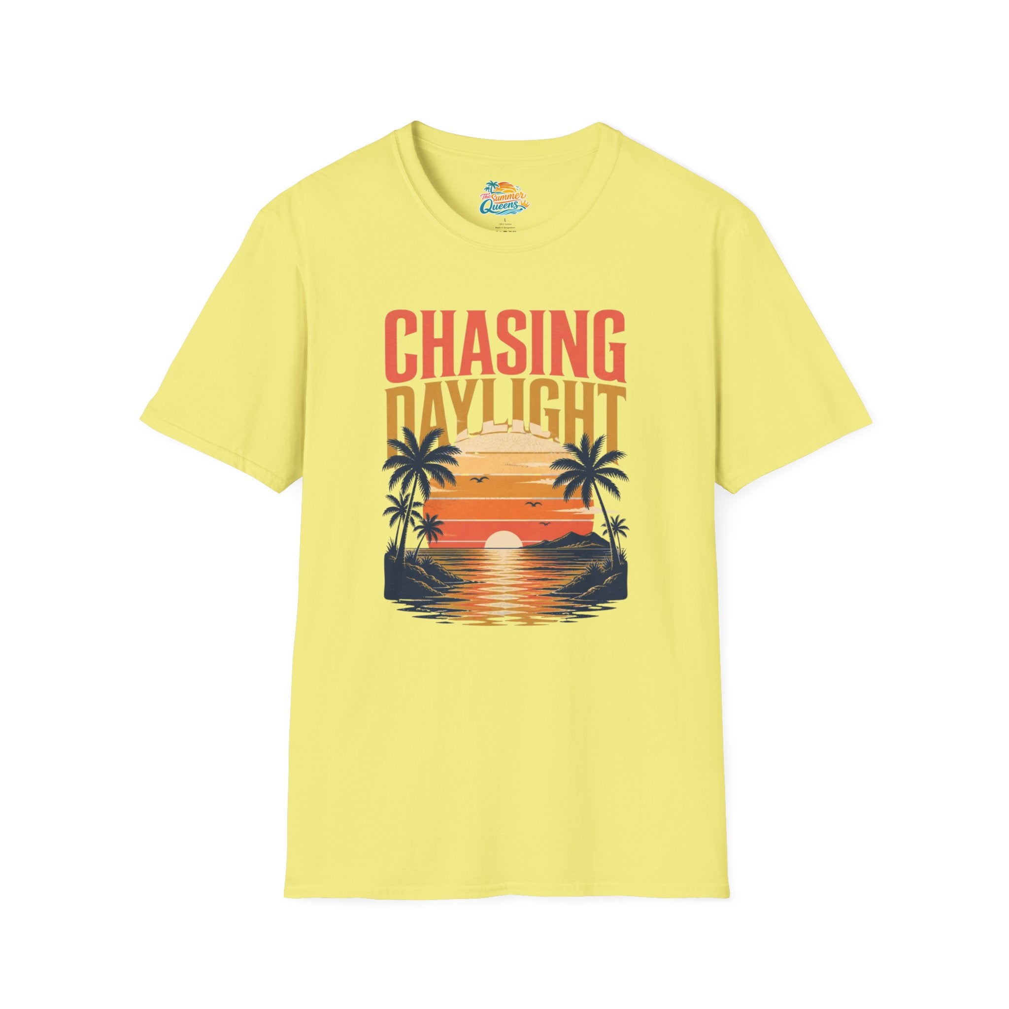 Chasing Daylight Sunset Beach T-Shirt