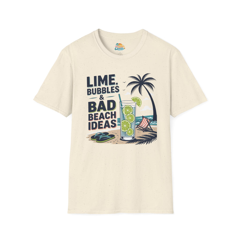 Lime, Bubbles & Bad Beach Ideas T-Shirt
