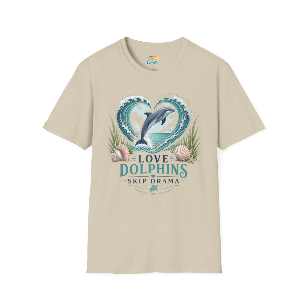 Love Dolphins, Skip Drama T-Shirt