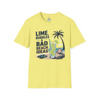 Lime, Bubbles & Bad Beach Ideas T-Shirt