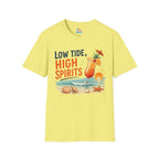 Low Tide, High Spirits Cocktail T-Shirt