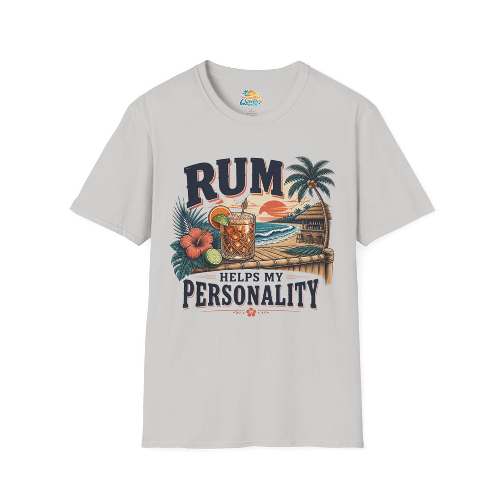 Rum Helps My Personality T-Shirt