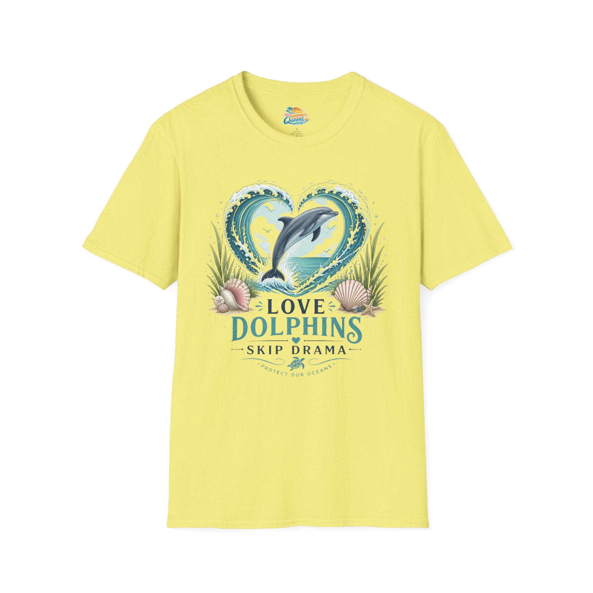 Love Dolphins, Skip Drama T-Shirt