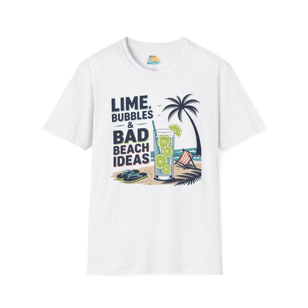 Lime, Bubbles & Bad Beach Ideas T-Shirt