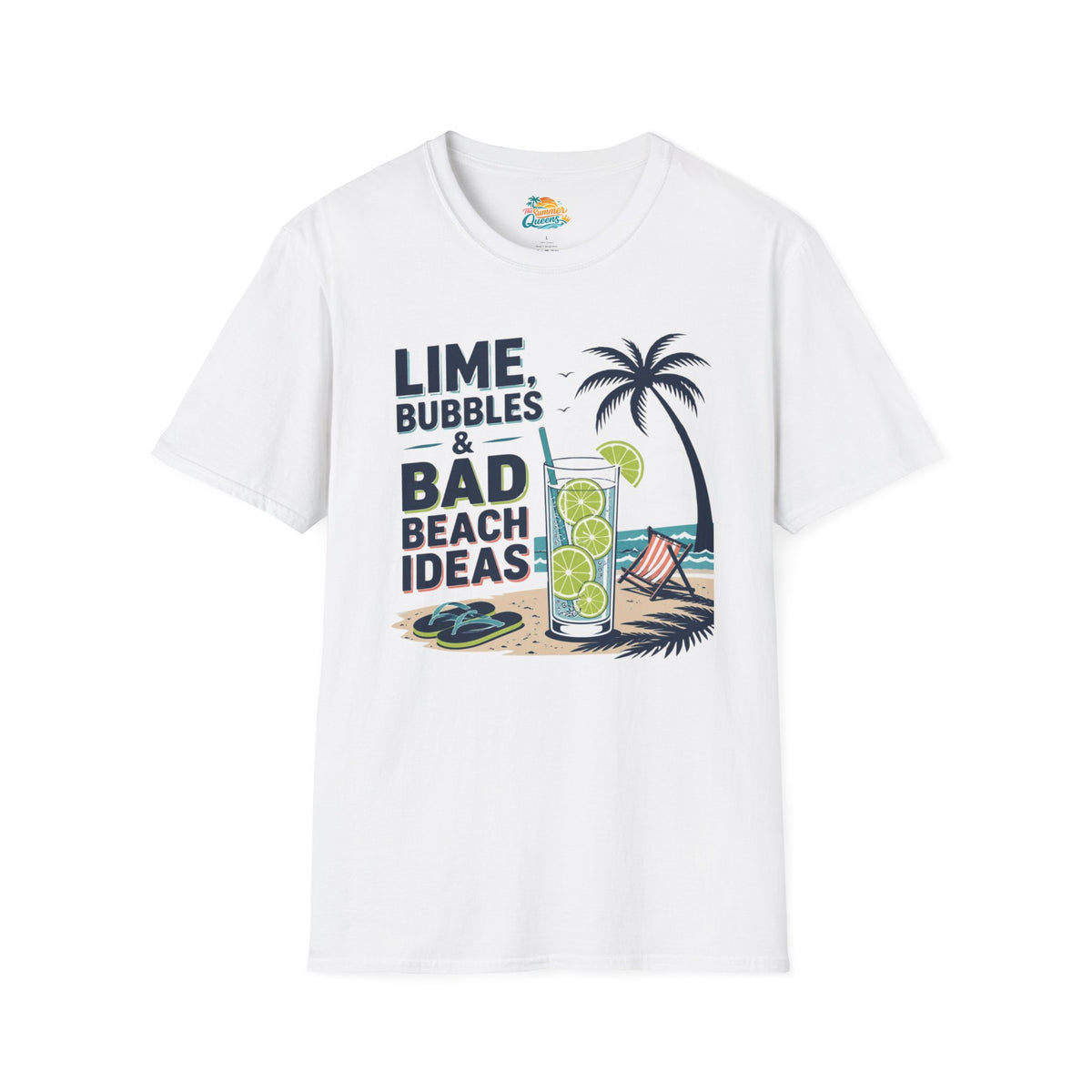 Lime, Bubbles & Bad Beach Ideas T-Shirt