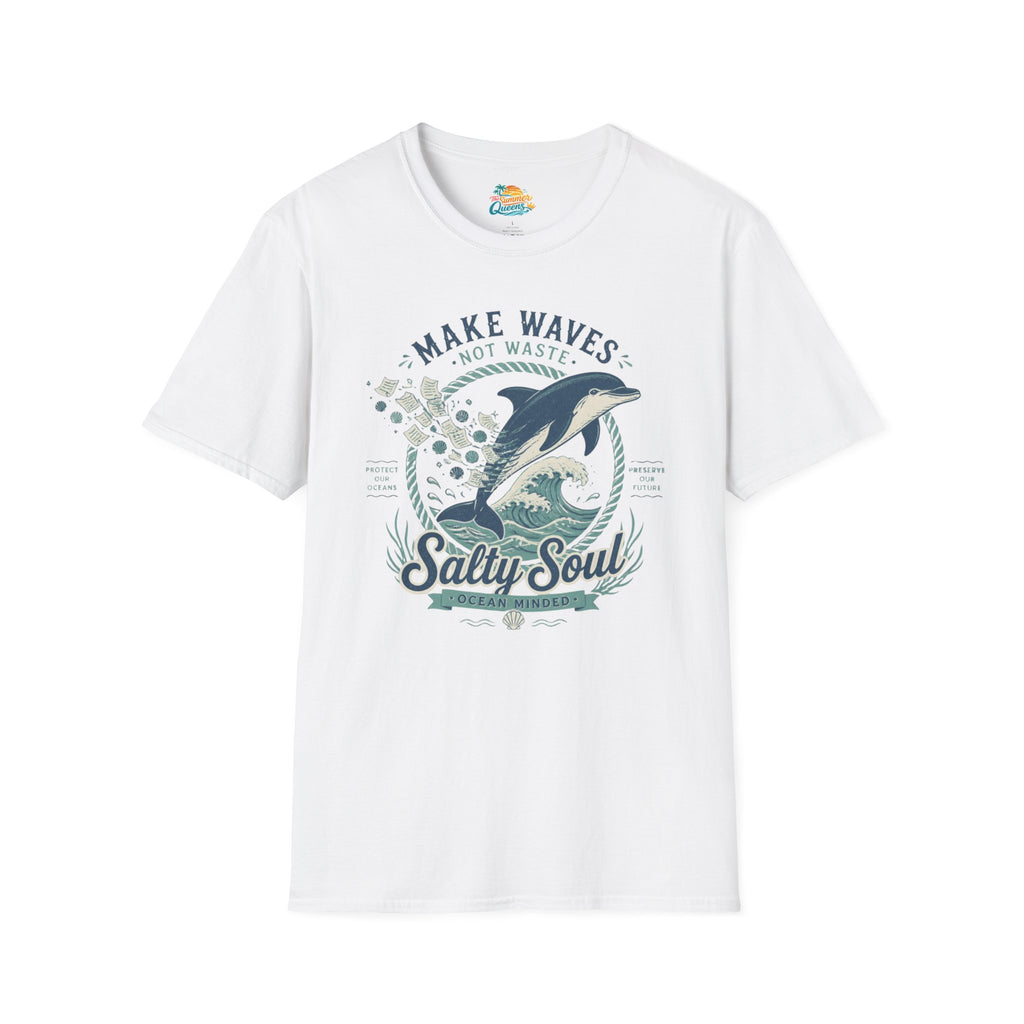 Make Waves Not Waste Dolphin T-Shirt