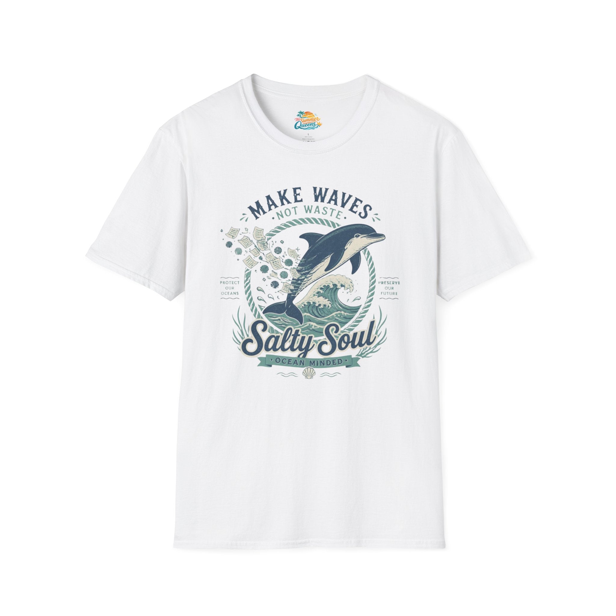 Make Waves Not Waste Dolphin T-Shirt