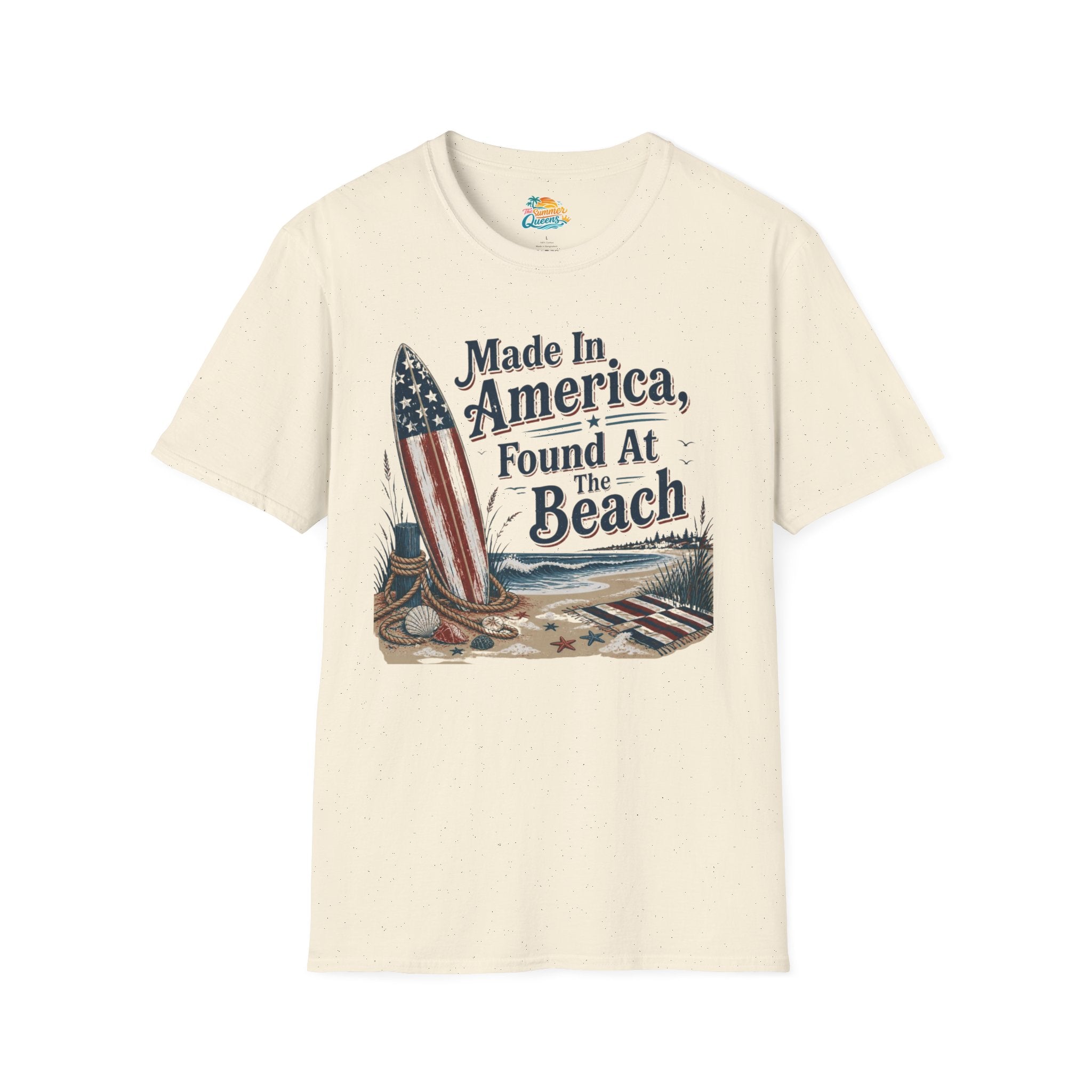 Made in America, Found at the Beach T‑Shirt