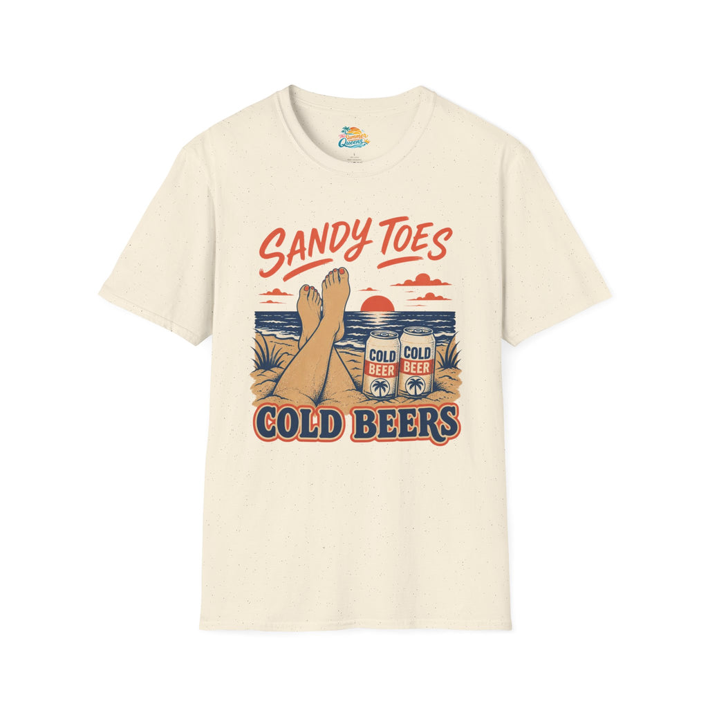 Sandy Toes Cold Beers T-Shirt