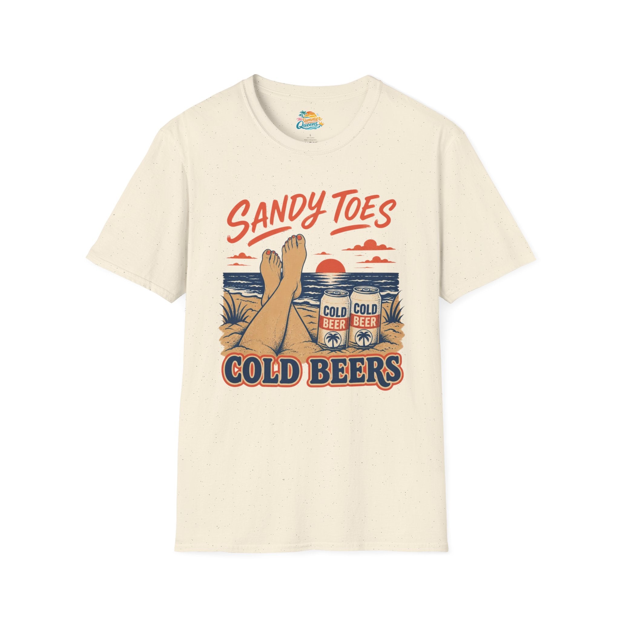 Sandy Toes Cold Beers T-Shirt