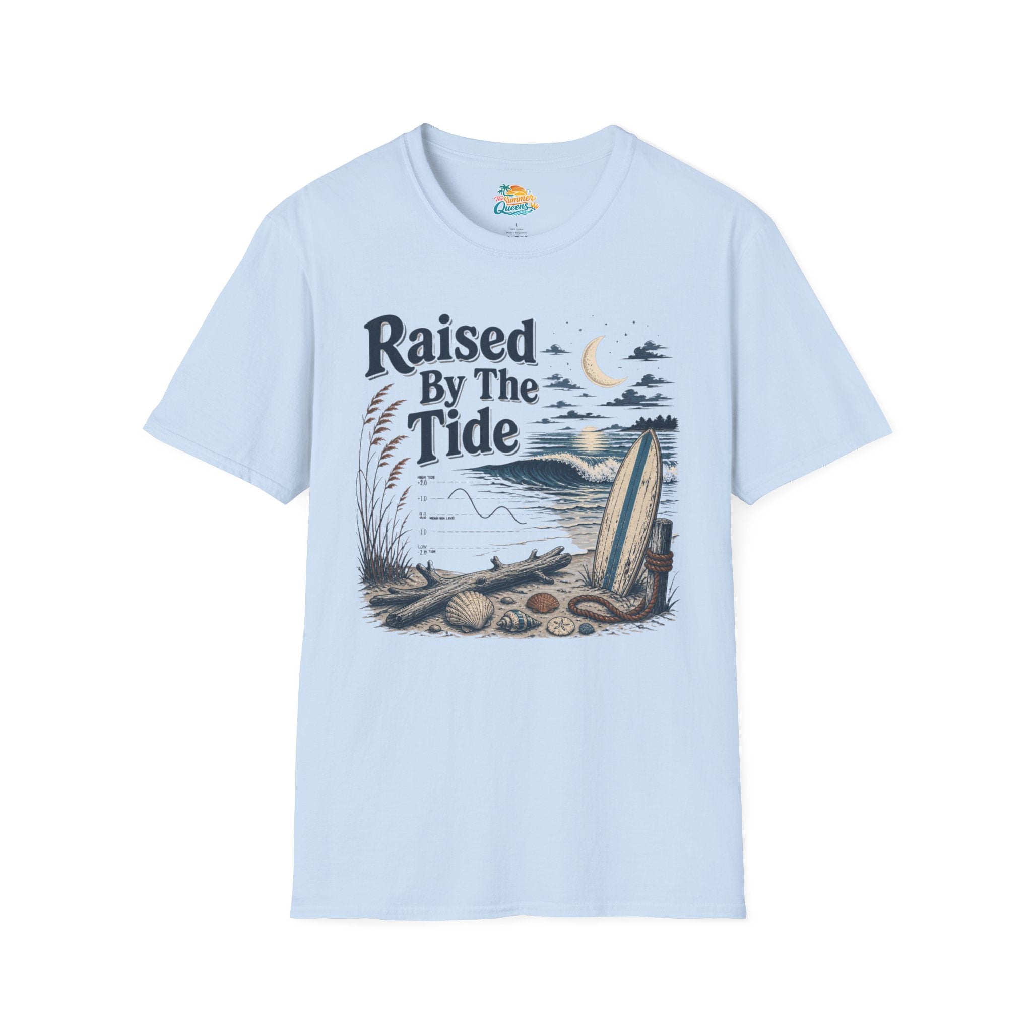 Raised By The Tide Beach T-Shirt