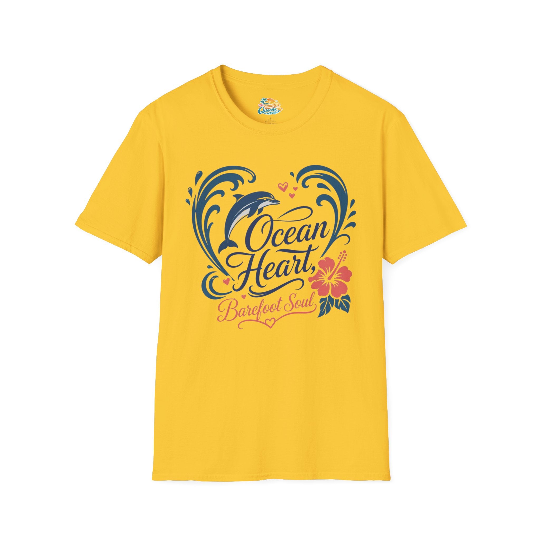 Ocean Heart Barefoot Soul T-Shirt