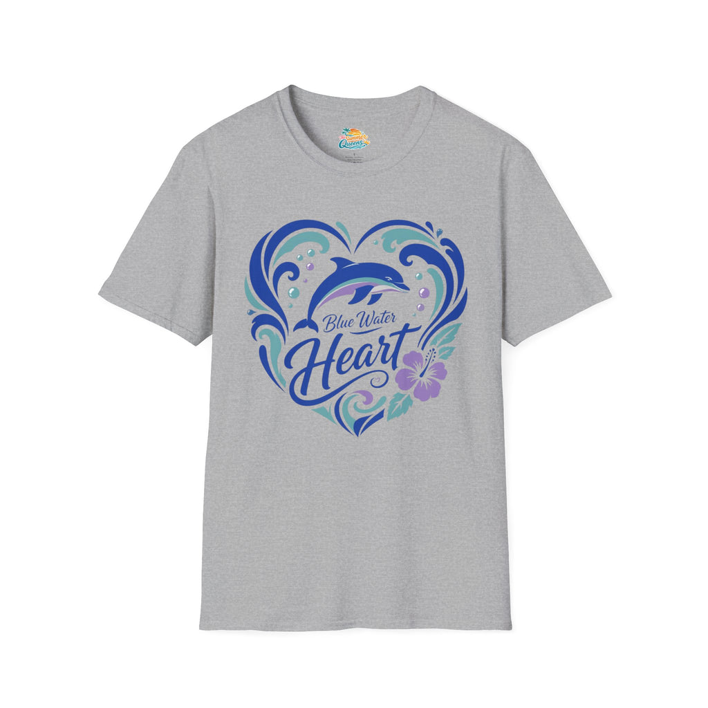 Blue Water Heart T-Shirt