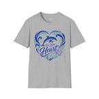 Blue Water Heart T-Shirt